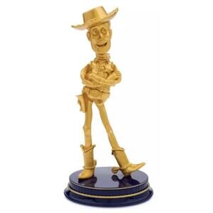 WOODY Walt Disney World 50th Golden Statue Figure Toy Story Brand New in BOX